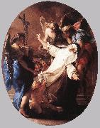 BATONI, Pompeo The Ecstasy of St Catherine of Siena oil on canvas
